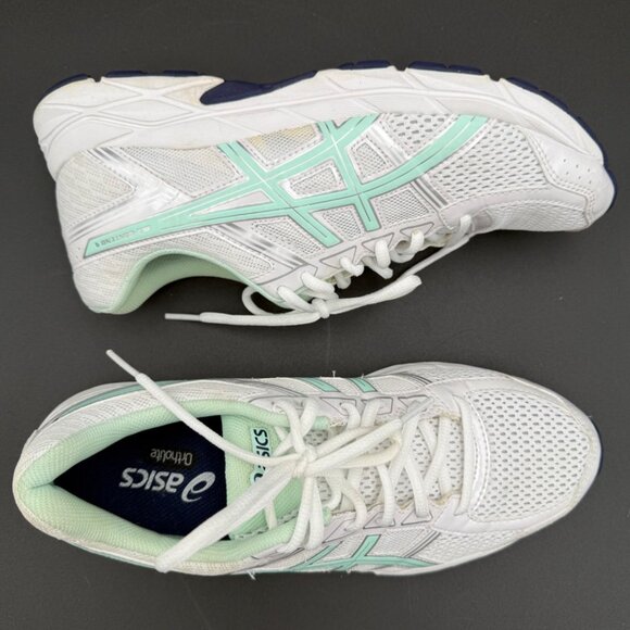 Asics Gel-Contend 4 Womens Running Shoes White & Mint Size 8.5 Lace-Up - Picture 9 of 9